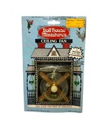 Doll House Miniature Exquisite Ceiling Fan Light 12v NEW No BOX 1:12 VIN... - $44.90 CAD