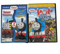 Thomas &amp; Friends 2 Dvds Big Day For Thomas Trust Thomas Double Feature Pop Goes - £16.07 GBP