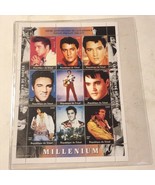 Elvis Presley Collectible Stamps Millennium Tchad - $6.92