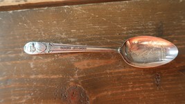 Vintage Silverplate Wm Rogers 6&quot; Spoon John Adams John Marshal Chief Jus... - £5.44 GBP