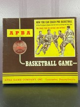 1971 APBA Pro Basketball Game in box 14 Teams Vintage Read - $173.25