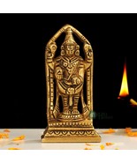 Brass Tirupati Balaji Idol Murti of Shree Venkateswara Sculpture for Hom... - £47.41 GBP