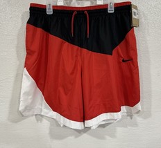 Nike DNA 8&quot; Woven Basketball Lined Shorts Mens 2XL Red White Black DH755... - £23.24 GBP