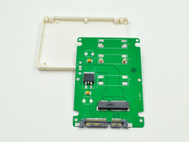 New Mini PCI-E mSATA SSD to 2.5&quot; SATA adapter Converter with thickness case - £18.04 GBP