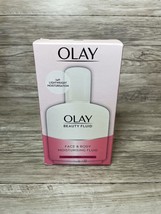 Olay Beauty Fluid Normal Dry Moisturizer Face Body Non-Greasy  3.4 oz - $19.35