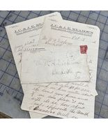 Vintage Letter J.C. &amp; J.E. Meadow’s Real Estate Merryville Louisiana 1905 - €10,67 EUR