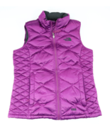 The North Face Vest Girls Large Purple 550 Down Puffer Outdoor Quilted 1... - $28.45