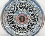ONE 1980-1982 Oldsmobile Cutlass # 4057B 14&quot; Wire Hubcap Wheel Cover GM ... - £117.15 GBP