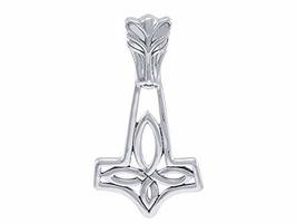 Jewelry Trends Thors Hammer Celtic Viking Norse Sterling Silver Pendant - £45.50 GBP