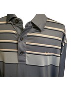 Callaway Men&#39;s Opti-Dri Golf Polo Shirt XL Short Sleeve Striped Performa... - $288.96 MXN