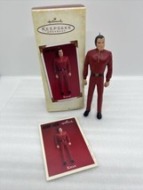 2005 Hallmark Star Trek Original Series Khan Noonien Singh Christmas Ornament - £11.18 GBP