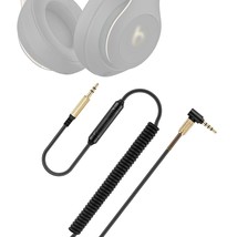 Studio3 Coiled Audio Cable Replacement For Beats Studio3 / Solo3 Wireless Headse - £19.17 GBP