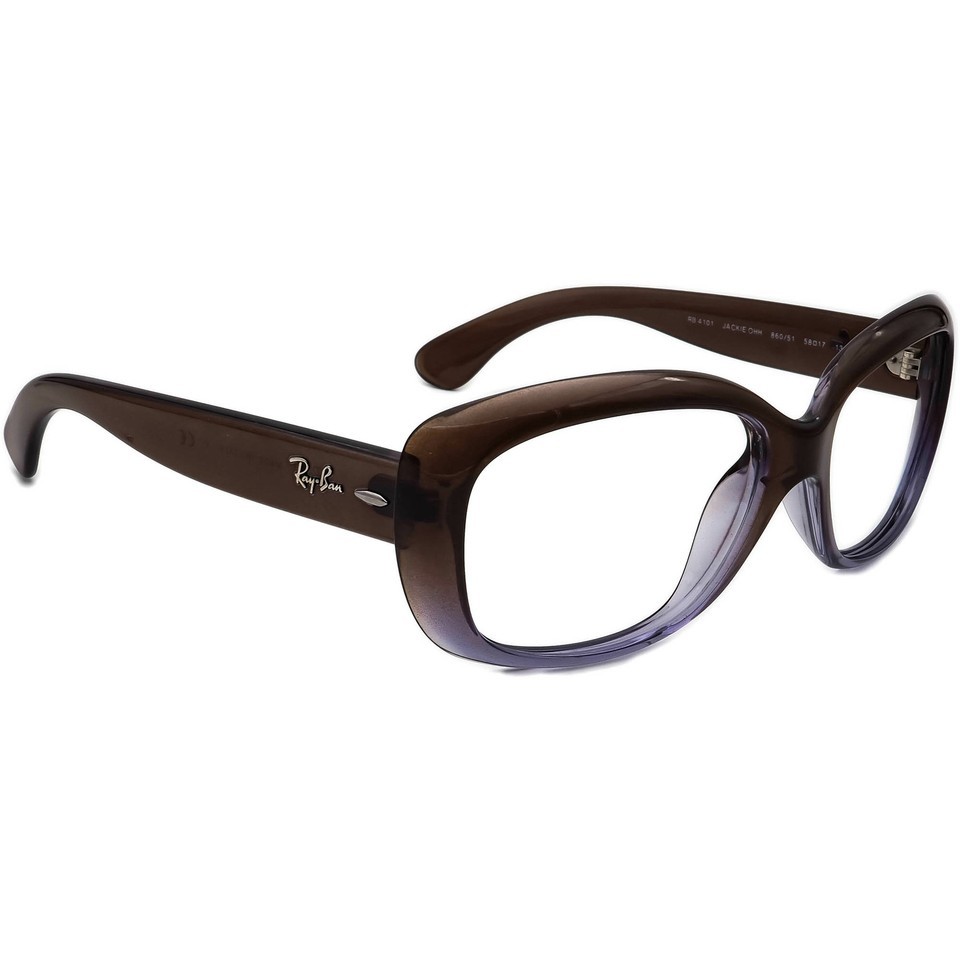 Ray-Ban Sunglasses Frame Only RB 4101 Jackie OHH 860 Brown&amp;Purple Italy ... - $59.99