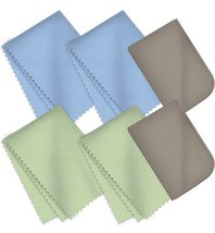 6 Pack Multi-Purpose Microfiber Cleaning Cloths and Glass Cleaning Cloths Bundle - £11.06 GBP