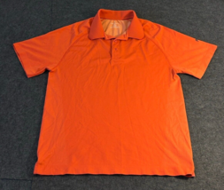 Fabletics Polo Shirt Men&#39;s Size Large Salmon Performance Stretch Golf Wi... - $15.78