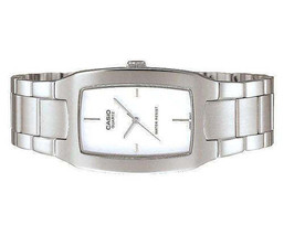 Casio MTP-1165A-7C2 Enticer White Dial Silver-Tone Stainless Steel Men&#39;s Watch - £35.91 GBP