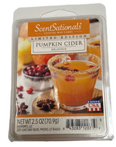 ScentSationals Pumpkin Cider Scented Wax Cubes 6pk Limited Edition - $5.93