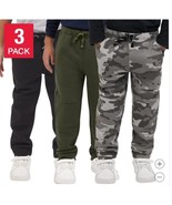 Lee Boys Girls Jogger Black Green Gray Camouflage 3-Pack Pants Pockets A... - €34,45 EUR