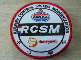 Amoco-RCSM-Refinery Control System Modernization/Honeywell cloth sew-on ... - £3.71 GBP