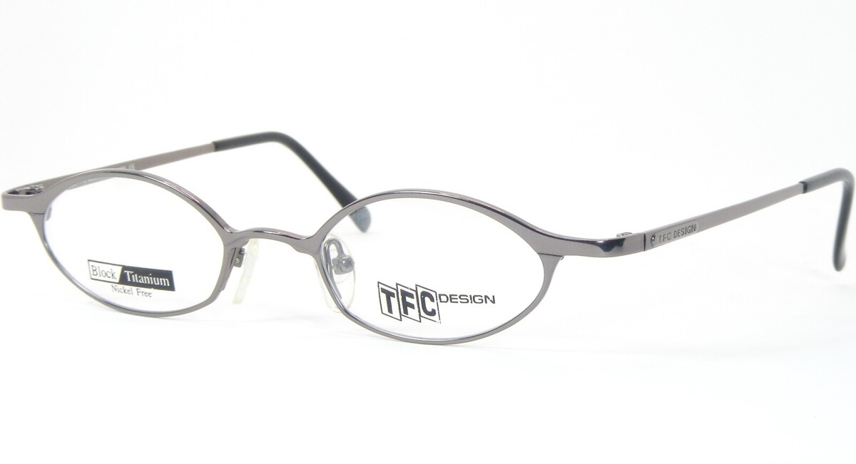 TFC Motif 2106 02 Gunmetal Rare Lunettes Titane Cadre 45-20-138mm Allemagne - $76.03