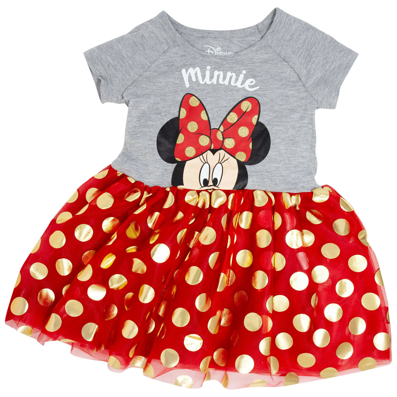 Minnie Mouse Bow Toddlers Dress Red - $31.98