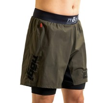 Ghost 7&quot; Premium Lined Grappling Shorts - Fury GREEN Nogi Industries BJJ MMA - £54.68 GBP