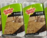 4 Pack Scotch-Brite Granite Cleaning Pad  Cleans &amp; Shines  - £15.68 GBP