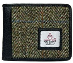 Real Harris Tweed Scotland Herringbone Tri-fold Wallet 2 Colour choices GIFT BOX - £23.97 GBP