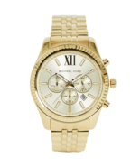 Michael Kors MK8281 Lexington Mens’ Gold Stainless Steel Chrono Watch + ... - £118.81 GBP
