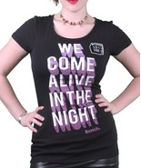 Bench GB Mujer Negro Nocturno Brilla en la Oscuridad Come Vivo Noche T-S... - €16,09 EUR