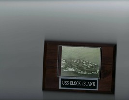 USS BLOCK ISLAND PLAQUE NAVY US USA MILITARY CVE-21 SHIP ESCORT CARRIER - $3.95