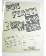 1973 Ad Osmond Brothers Funtime Kit One Page Merchandise Order Form Osmonds - £6.29 GBP