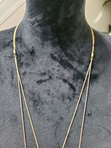 Vince Camuto Women's Gold Tone Double Chain Necklace - $25.00