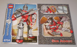 Used Lego Knights&#39; Kingdom INSTRUCTION BOOK ONLY No Legos included 8704 - $9.95