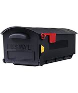 Gibraltar Mailboxes Patriot Large Capacity Rust-Proof Plastic Black, Pos... - $1,073.00 MXN