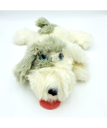 Smoochie Pooch Dog Plush Toy Gray White w/ Collar Sounds &amp; Licks -Mattel... - $561.79 MXN
