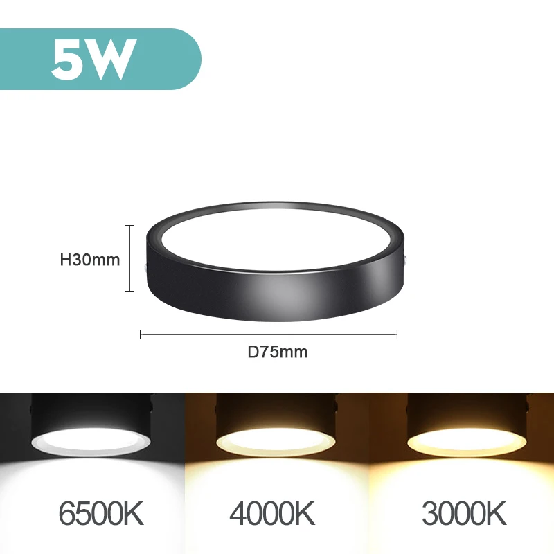 5W 10W 15W Ceiling Light Spotlight Panel Light Slim LED220V Ceiling Light Suitab - £140.82 GBP