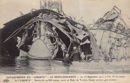 TOULON FRANCE~CATASTROPHE du LIBERTE LE RENFLOUEMENT-1911-400 VICTIMS~PO... - $7.49