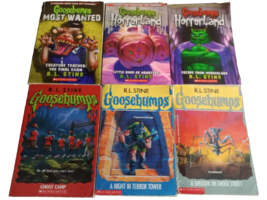 Goosebumps by R.L. Stine Lot of 6 Books Scholastic Paperback #6 11 14 27 35 Camp - £13.53 GBP