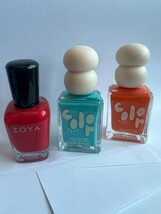 NEW  3 pack nail polish set , color -morning -hydrated /zoya- maxine - $31.65