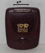 Handheld Electronic Poker and Blackjack Monte Carlo Radica #3212 100% Co... - $9.70