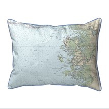 Betsy Drake Crystal River, FL Nautical Map Large Corded Indoor Outdoor P... - $54.44