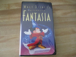 Rare Walt Disney&#39;s Masterpiece Fantasia (VHS,1991) Limited Edition ClamS... - $11.99