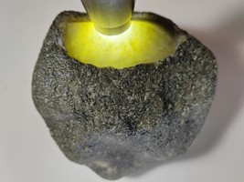 Ice Yellow &amp; Green Natural Burma Jadeite Jade Rough Stone # 557g# 2785 c... - $969.78