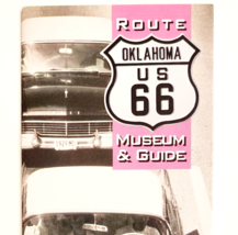 1995 Route 66 Museum &amp; Guide Brochure Vintage Pamphlet Clinton Oklahoma ... - $371.04 MXN