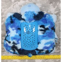 Pillow Pets Dream Lites Plush Blue Camo Puppy Color Changing Lights Up Folds To - £7.65 GBP