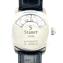 Stauer 1930 Dashtronic Automatisch Edelstahl Herren Uhr Mit / Leder Band - $1,890.37 MXN