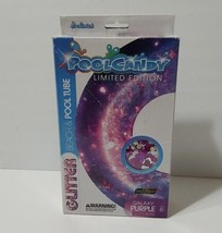Pool Candy Glitter Galaxy Purple Limited Edition Beach &amp; Pool Float 36&quot; - $16.82
