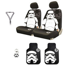 For Audi 6PC Star Wars Stormtrooper Car Seat Covers Mats And Accessories Set - £80.27 GBP