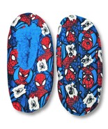 SPIDER-MAN MARVEL COMICS Boys Fuzzy Babba Slippers Size S/M (8-13) or M/... - £8.83 GBP